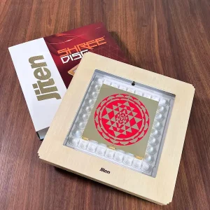 Jiten Shree Disc - Sri yantra with pyramids